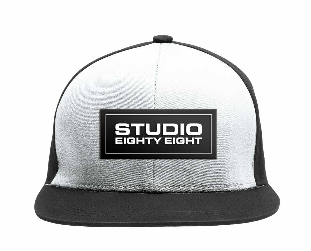 Black and white Studio EightyEight baseball cap